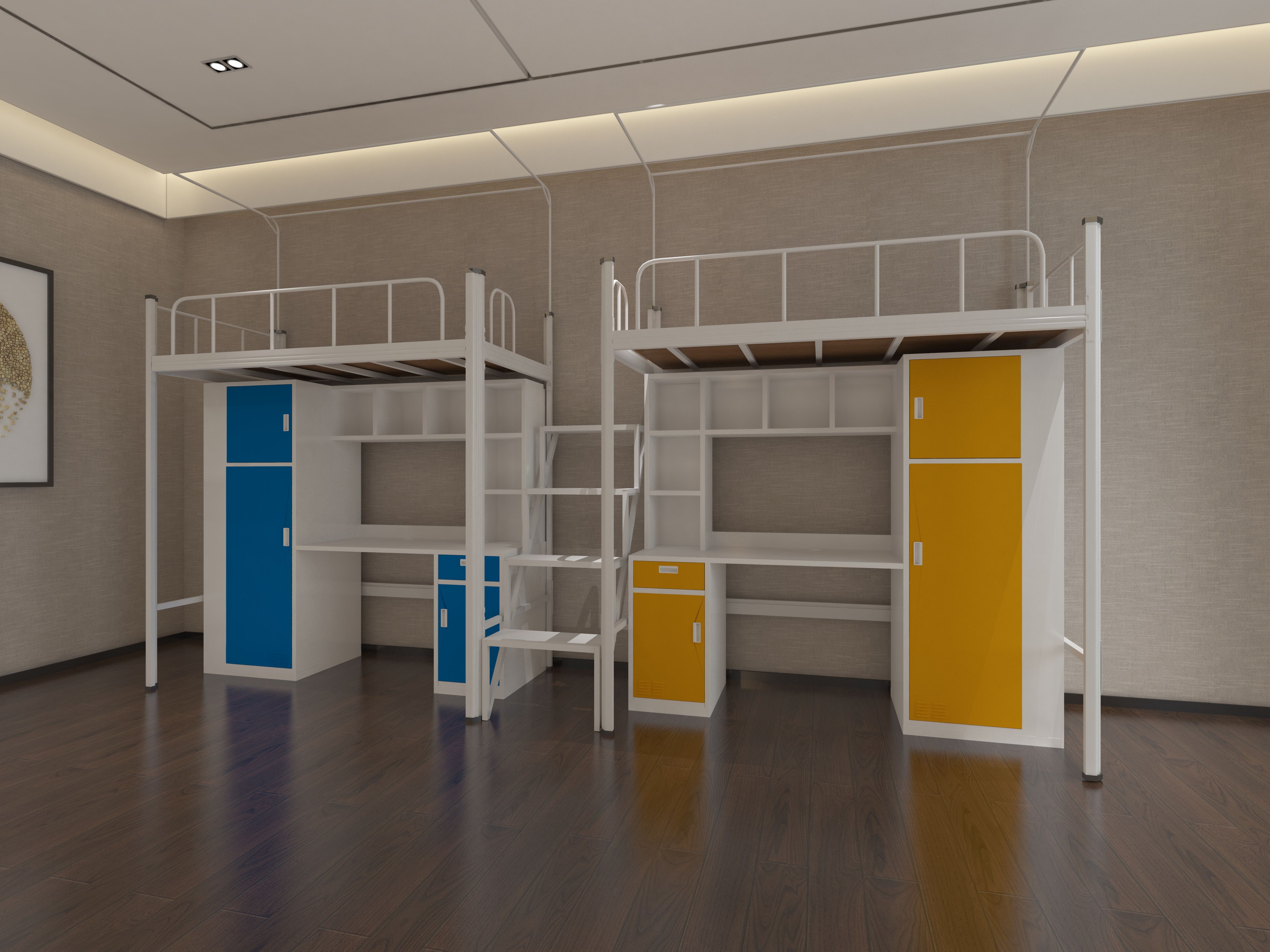 酒店连体公寓床 厂家零售公寓床