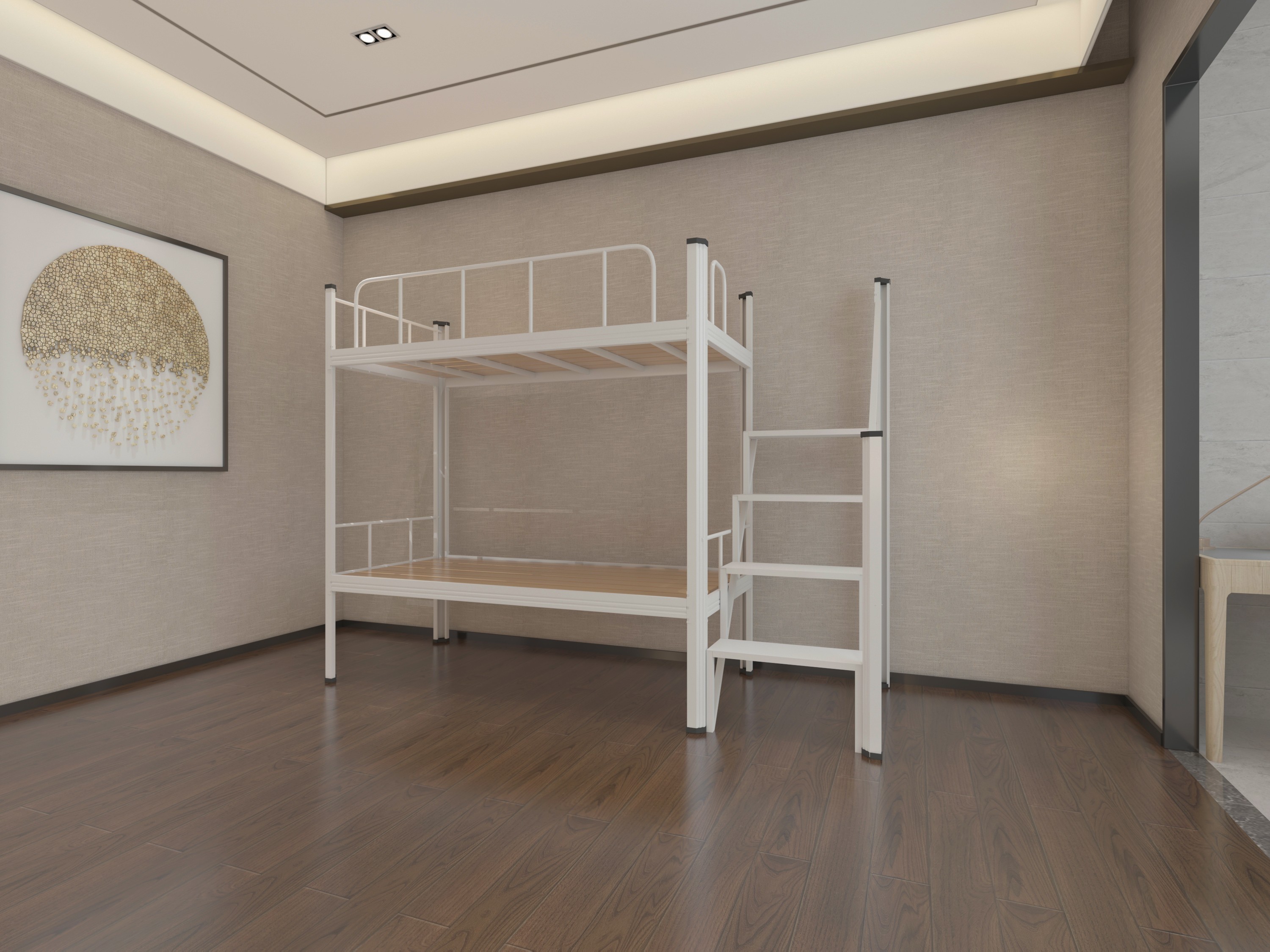 带蚊帐的双层床及双层铁床加工