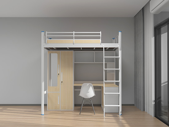 单人双层床公寓床厂家直销电话