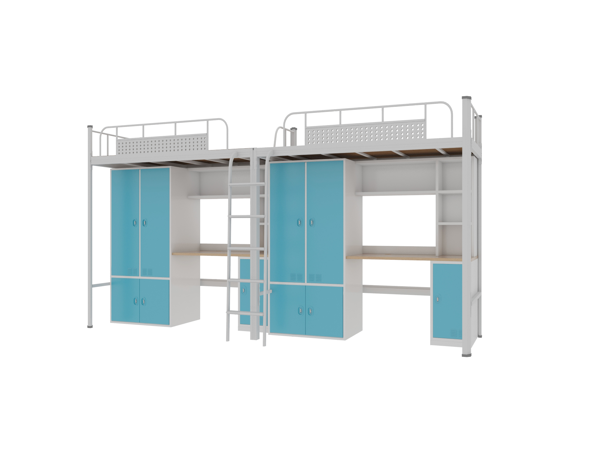 不会发出吱吱声的双层铁床