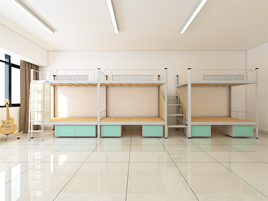 三人双层铁床的设计想法