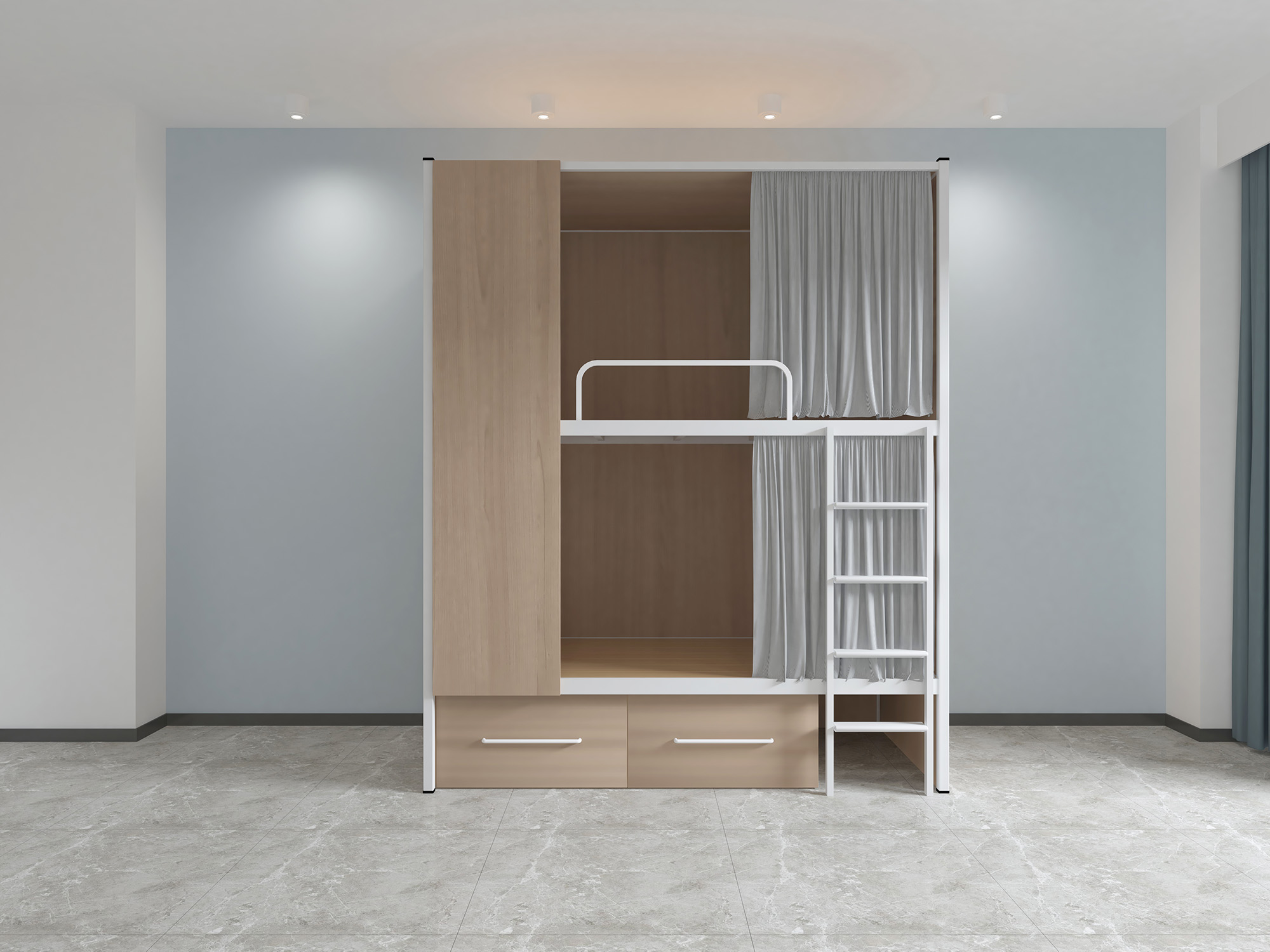 上下铺铁床的规格尺寸大小是多少？