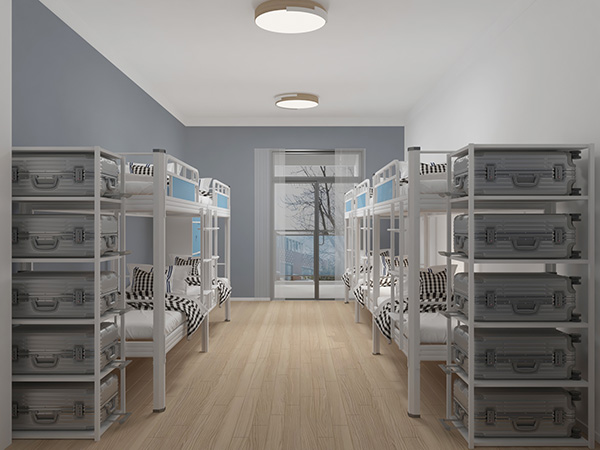 工地宿舍上下铺铁床有响动怎么办？