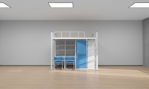 宿舍上下铺铁床下铺能安装电脑桌吗？