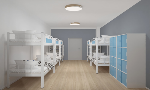 双层床铁床装修效果图大全