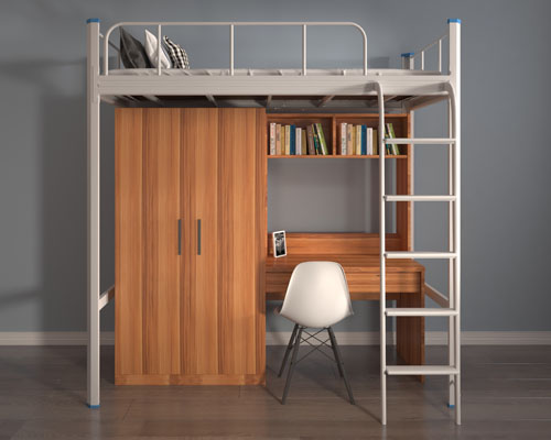 工地用的双层铁床是什么样子？