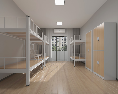 东莞铁床厂设计宿舍床案例